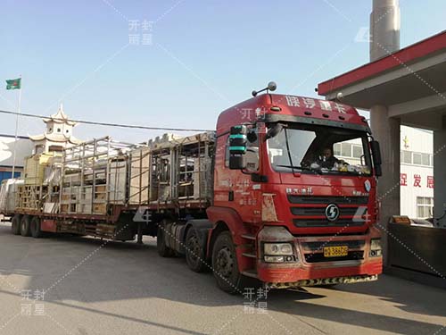 開(kāi)封麗星粉絲生產(chǎn)線、碗裝烘干設(shè)備發(fā)往山西陽(yáng)泉