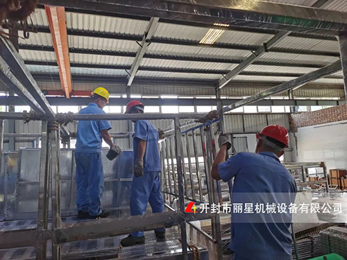 加班加點趕生產(chǎn)，麗星機械發(fā)貨忙