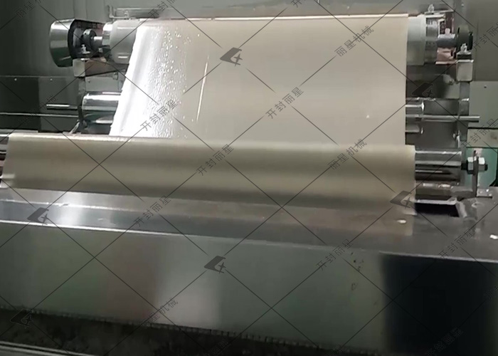 湖北客戶麗星自動(dòng)粉條設(shè)備試機(jī)，加工現(xiàn)場細(xì)節(jié)滿滿