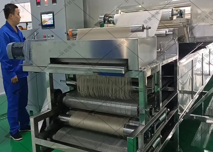 麗星日產(chǎn) 5 噸自動(dòng)粉條設(shè)備，甘肅客戶試機(jī)全記錄